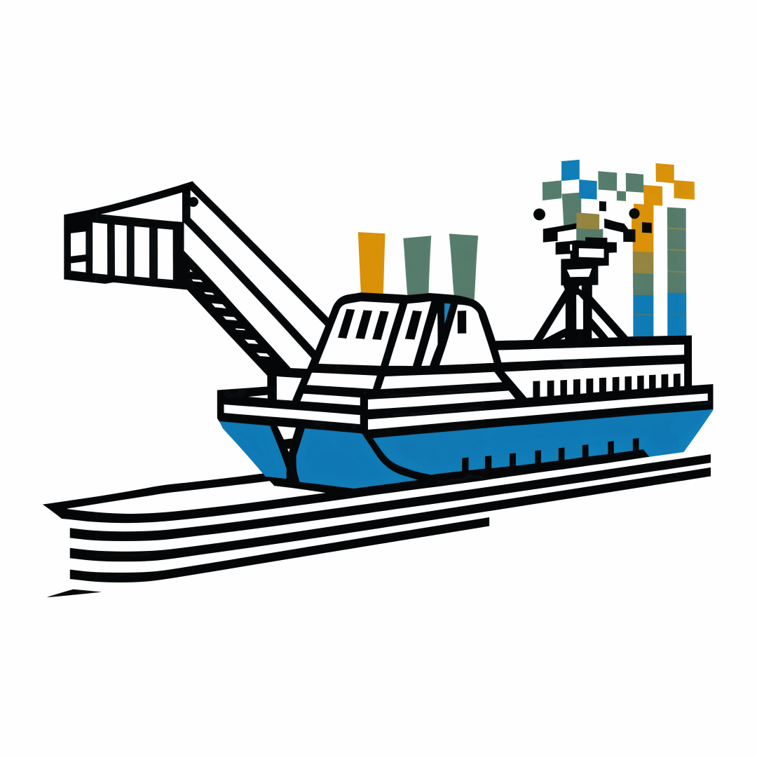 Well-oiled machine pictogram